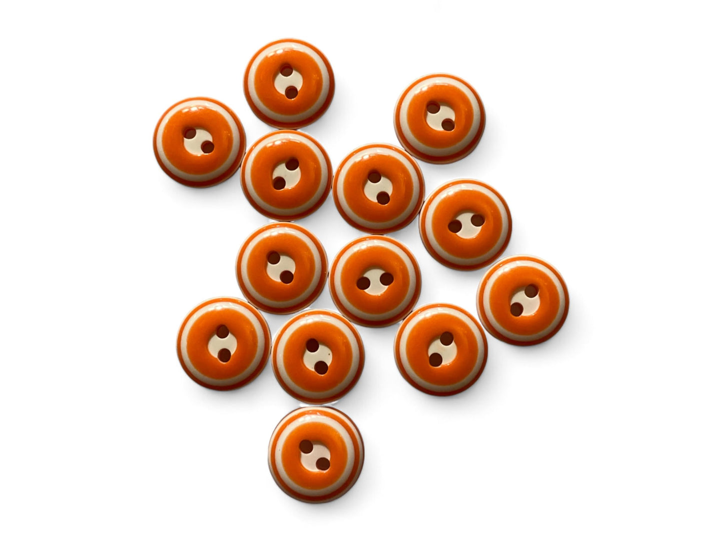 Resin Baby Knitting Buttons 12.5mm 2 Hole 8 Colours Sewing Cardigan Pack of 10