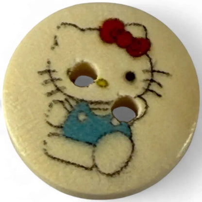 Hello Kitty button.