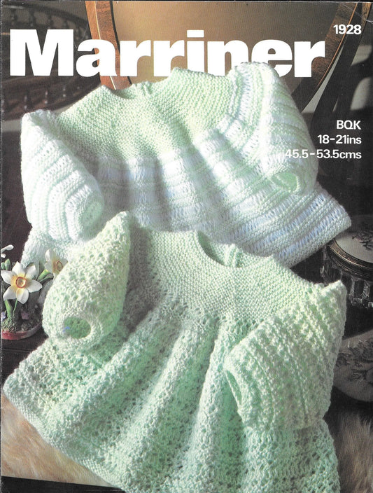 Vintage Marriner Baby Angel Top Knitting Pattern (PDF Download) KnitForLess