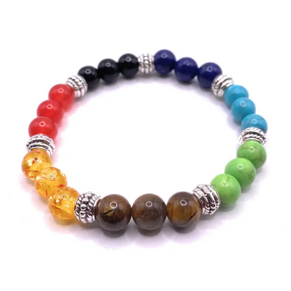 Colorful beaded bracelet.