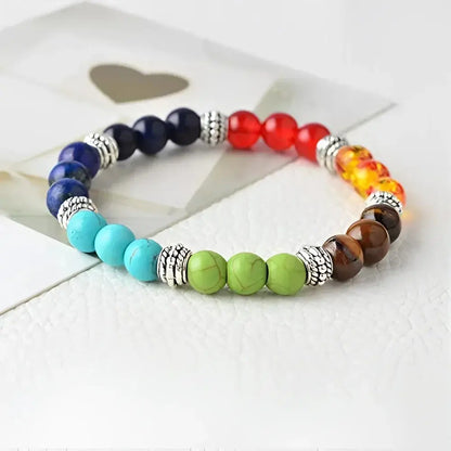 Colorful beaded bracelet.