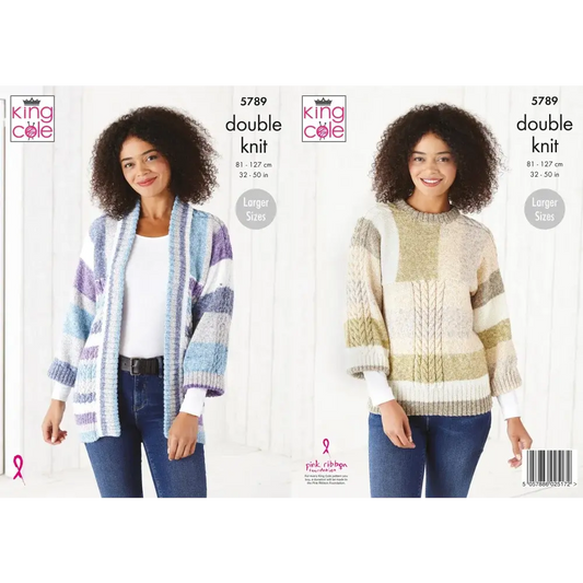 Two knitted sweaters.