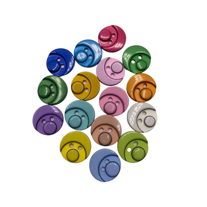 Colorful decorative buttons.