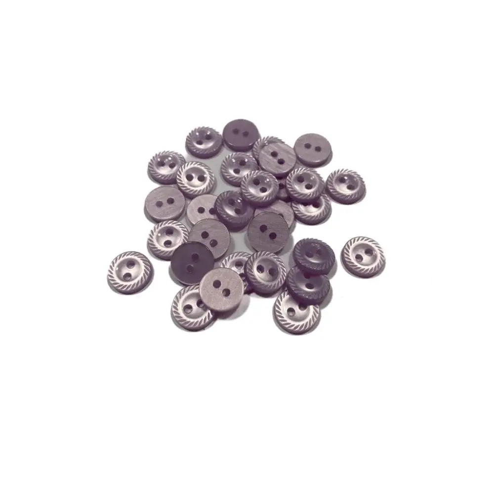 Pile of gray buttons.