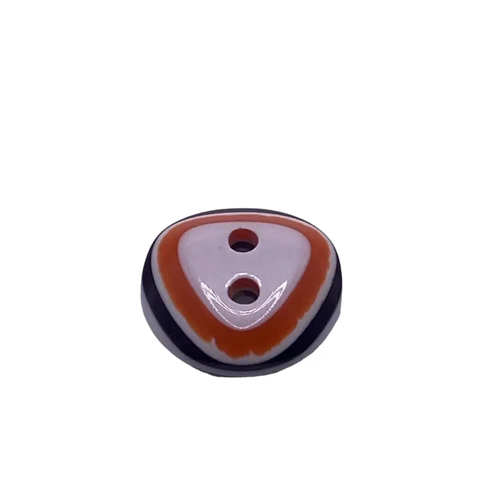 KnitForLess 10Pcs 12.5mm Resin Buttons 2 Hole Baby Cardigans 6 Colours to Pick from - Orange