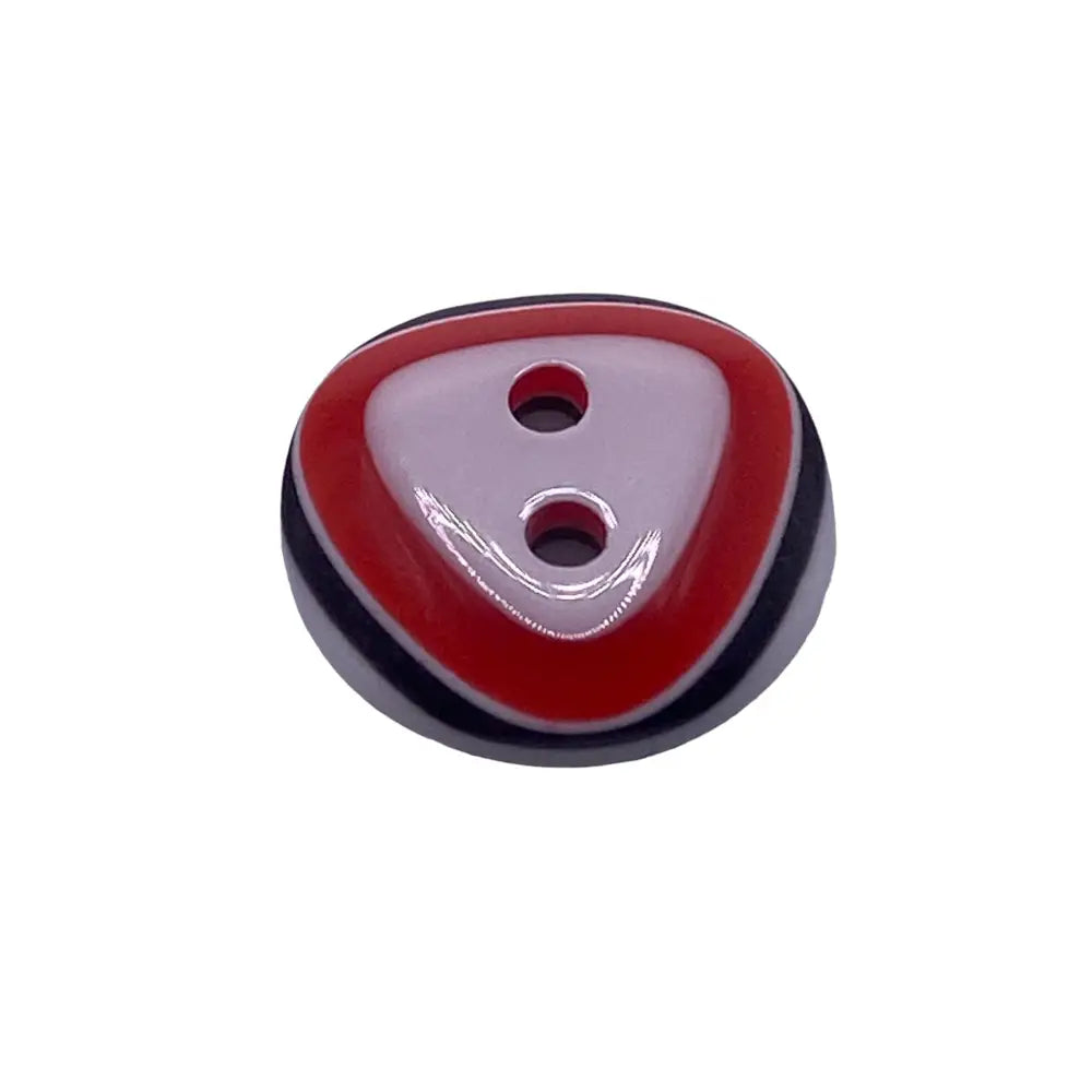 KnitForLess 10Pcs 12.5mm Resin Buttons 2 Hole Baby Cardigans 6 Colours to Pick from - Red