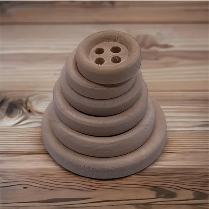 Wooden stacking toy.