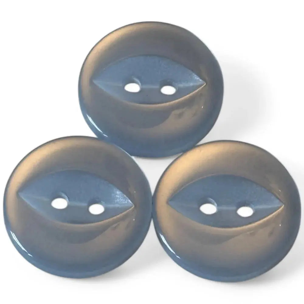 Three two-hole buttons.