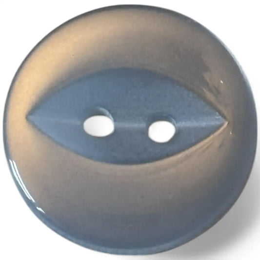 KnitForLess Baby Blue Fisheye Buttons 16mm 100-Piece Set