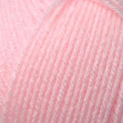 KnitForLess Himalaya baby pink super soft DK acrylic yarn skein for knitting and crochet baby projects