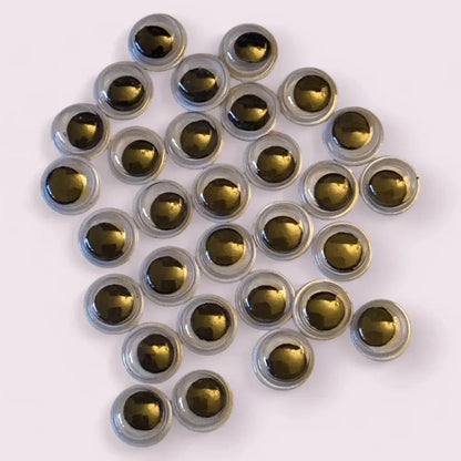 Pile of shiny craft eyes.