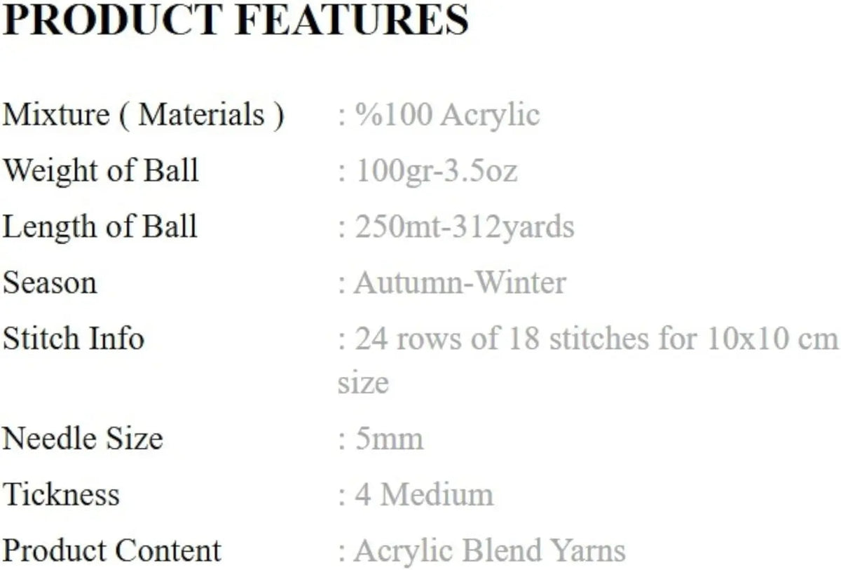 KnitForLess Himalaya Super Soft DK acrylic yarn product specifications list for baby pink knitting and crochet wool