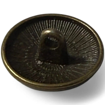 Bronze-colored shank button.